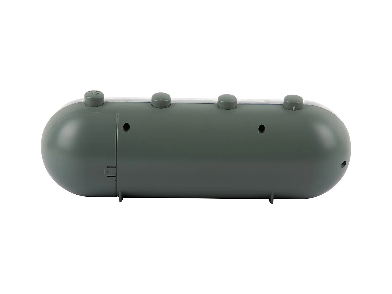 Réveil rétro tube calendrier Flip - Vert jungle