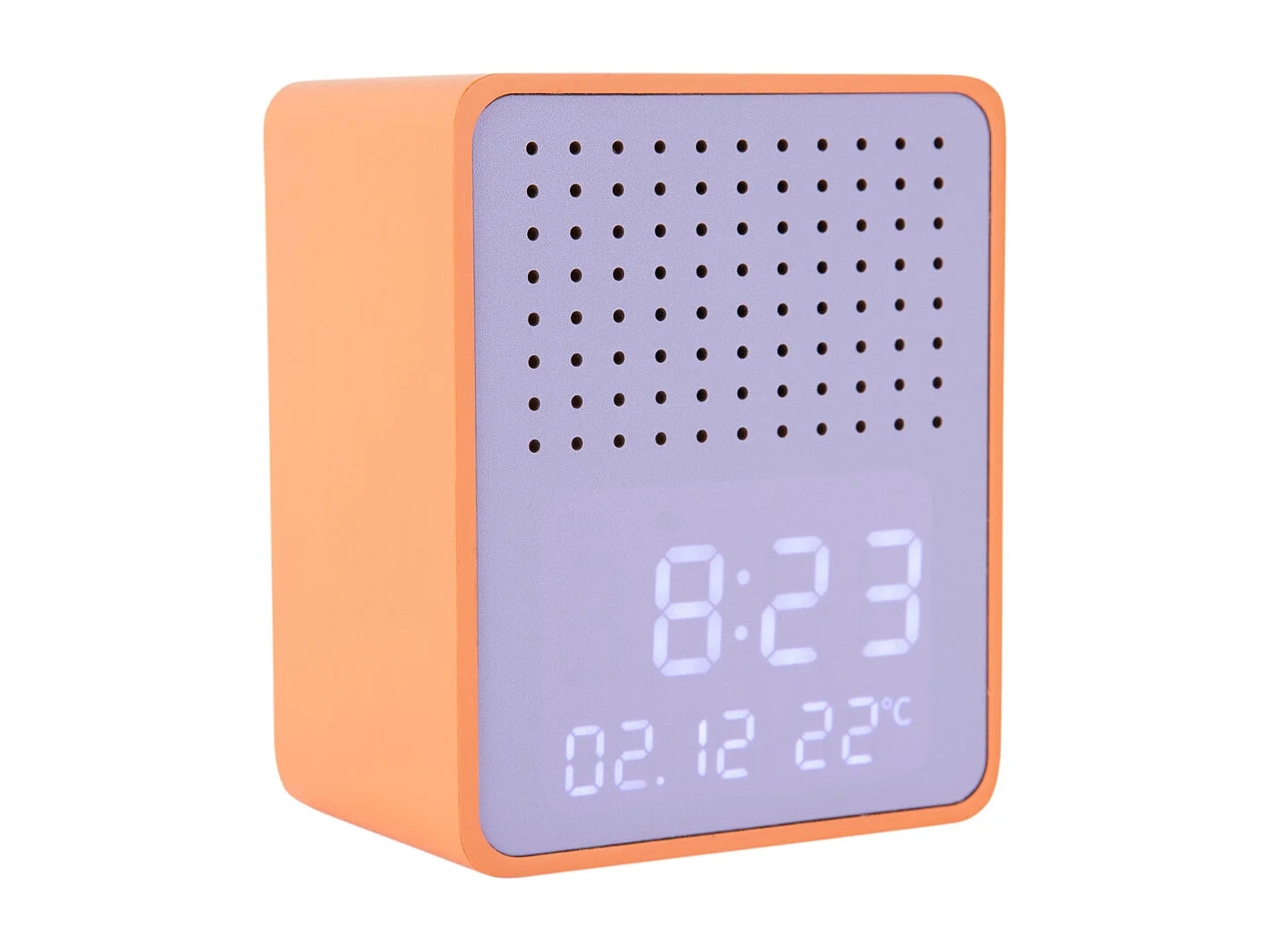 Réveil Funky Vibes Bluetooth Speaker - Orange vif et violet