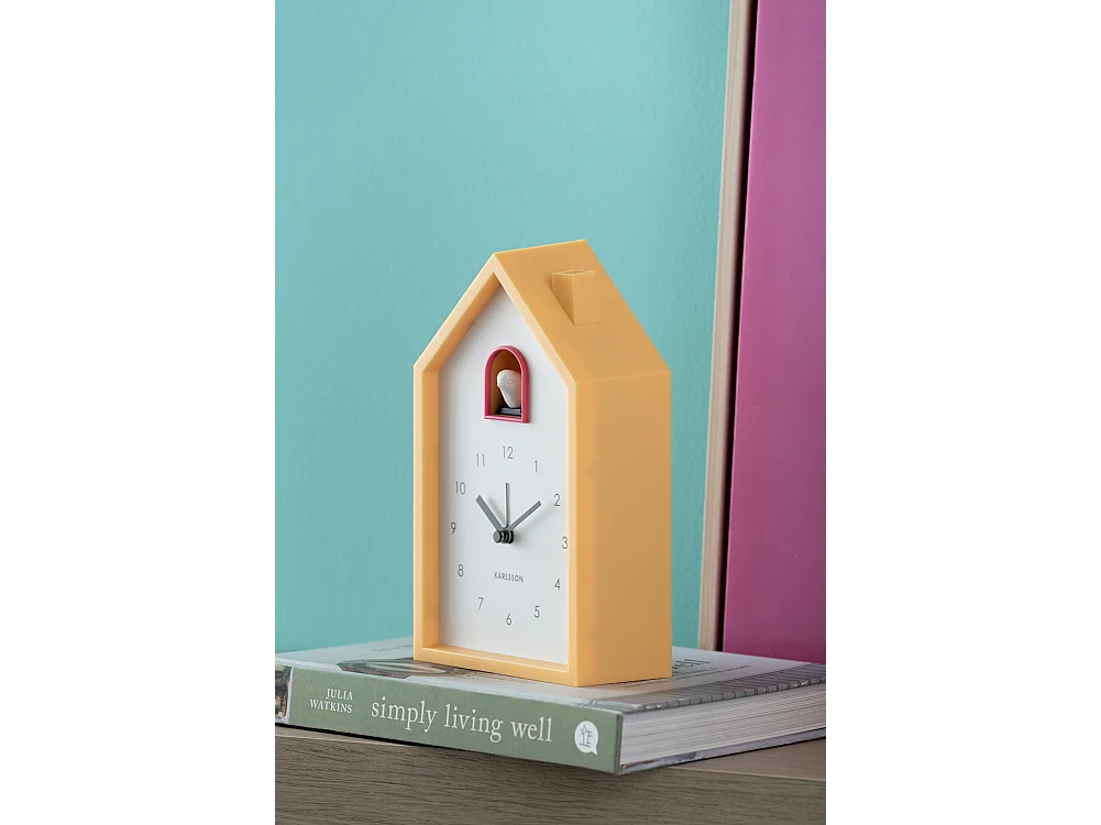 Moderner Kuckuckswecker - Leuchtendes Gelb