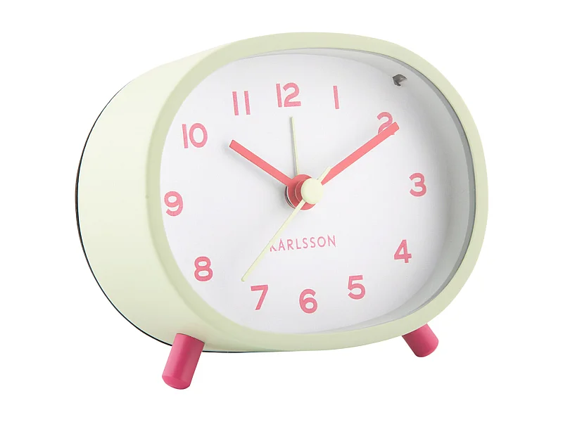 Wekker Cheeky Oval - Zachtgroen