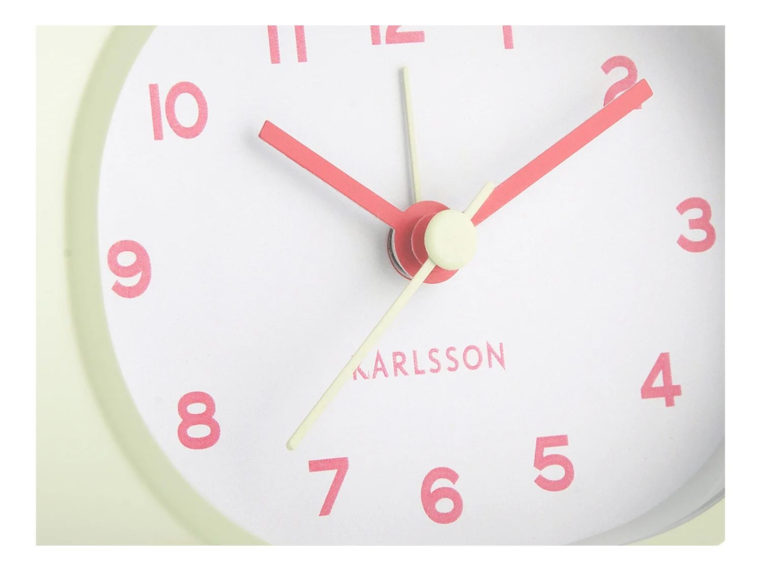 Réveil Cheeky Oval - Vert tendre