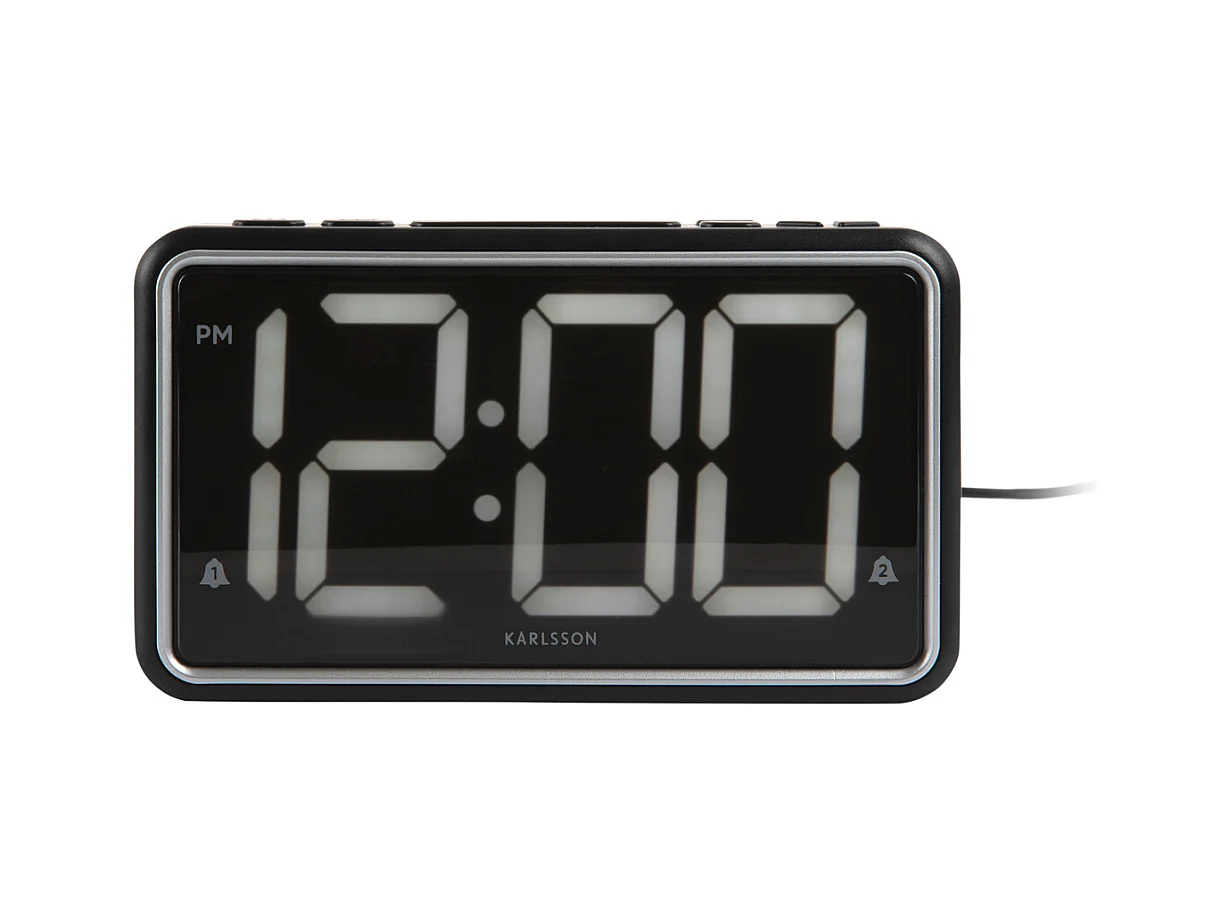 Réveil New Retro - Noir