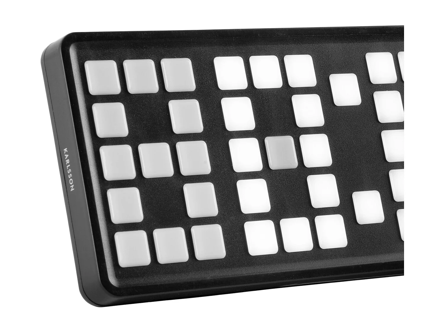 Wekker Keyboard - Zwart