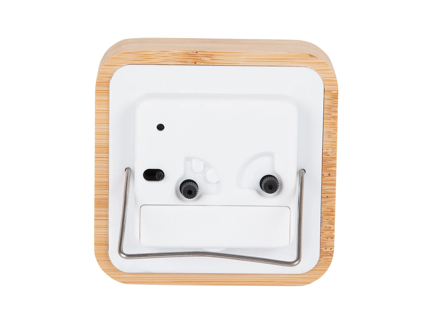 Réveil carré soigné - Noir