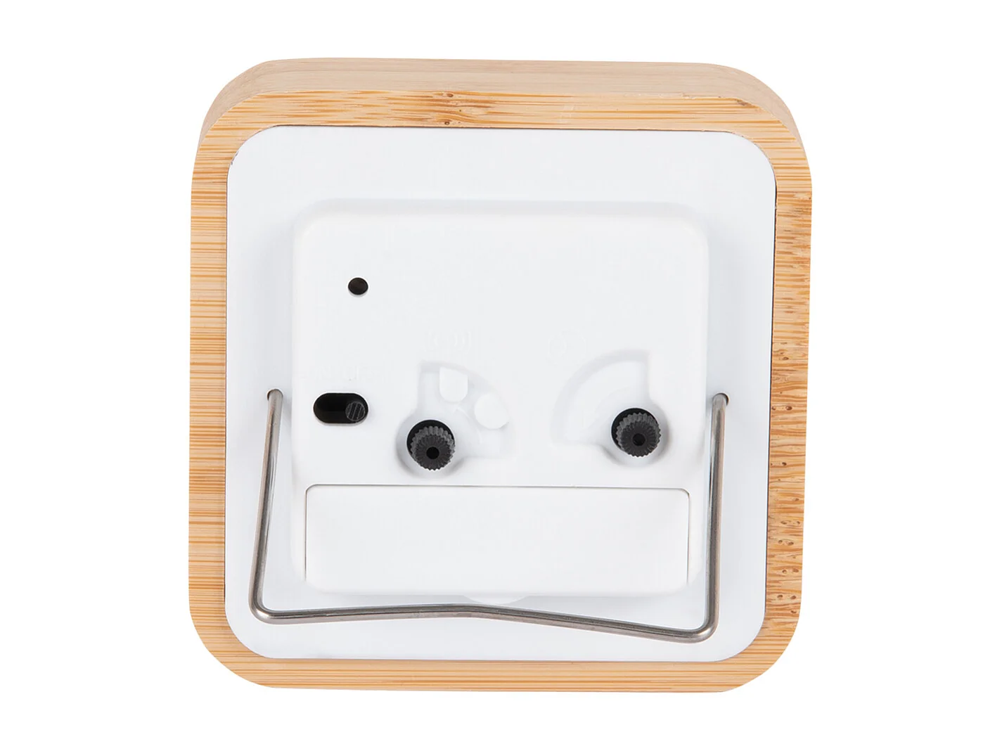 Réveil carré soigné - Noir