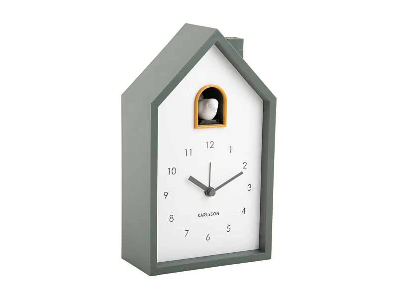 Wekker Modern Cuckoo - Jungle groen
