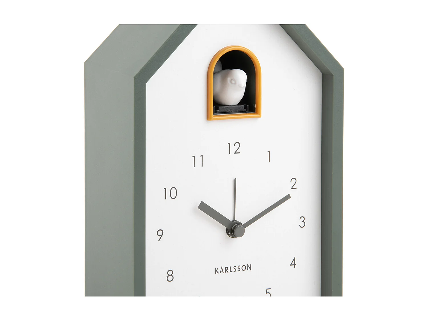 Réveil Coucou Moderne - Vert Jungle