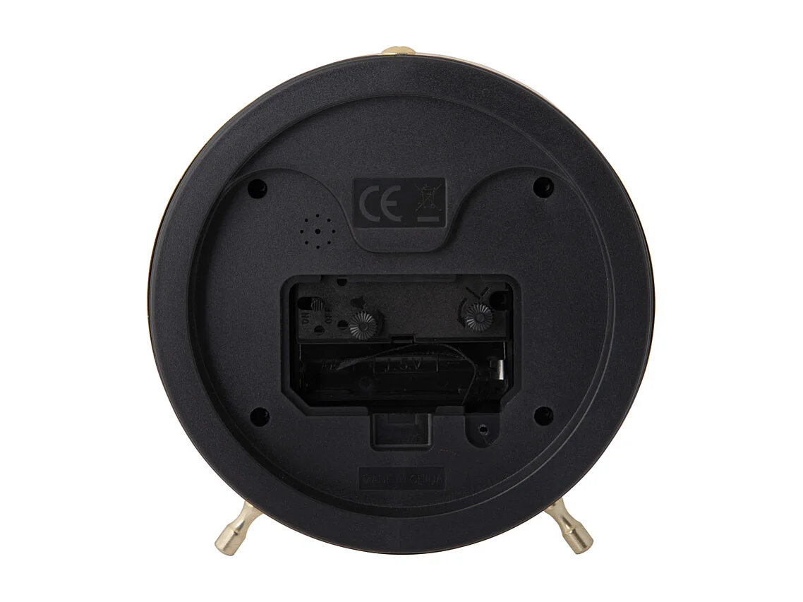 Réveil Candy Swirl - Flamant rose et blanc