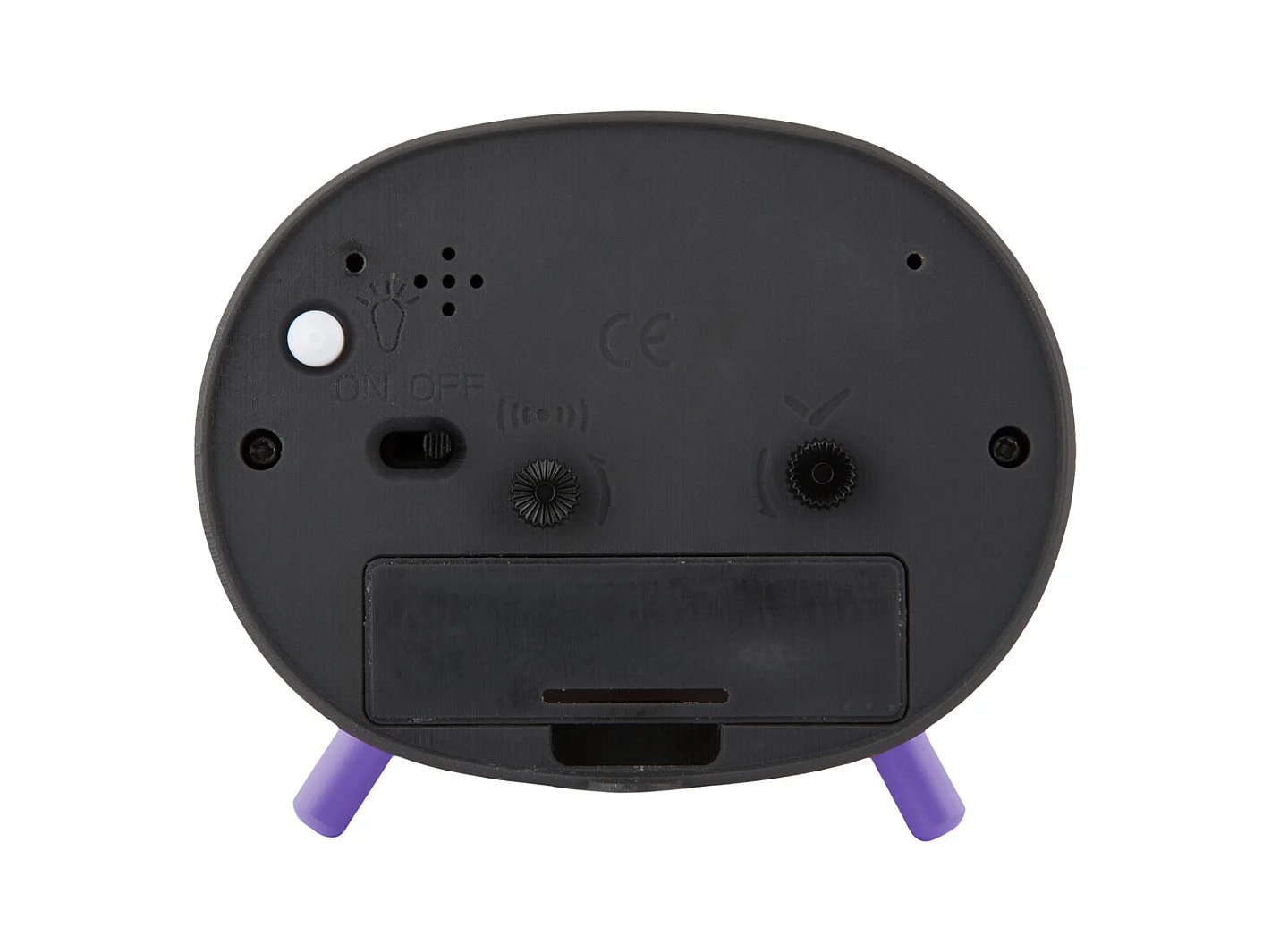 Réveil Cheeky Oval - Jaune doux