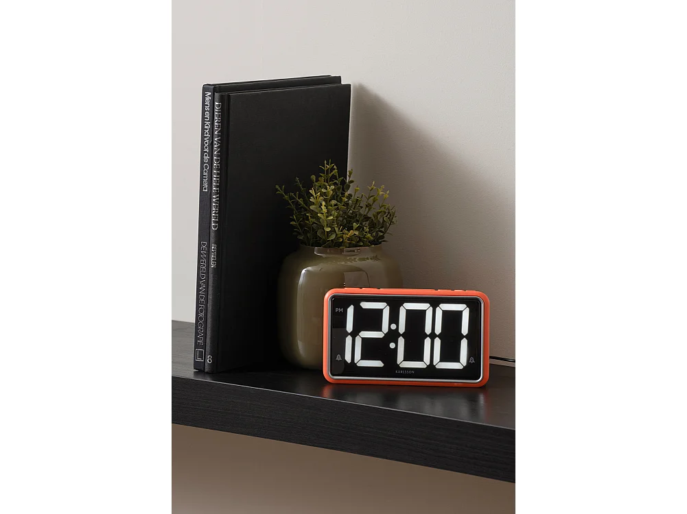 Wekker New Retro - Helderoranje