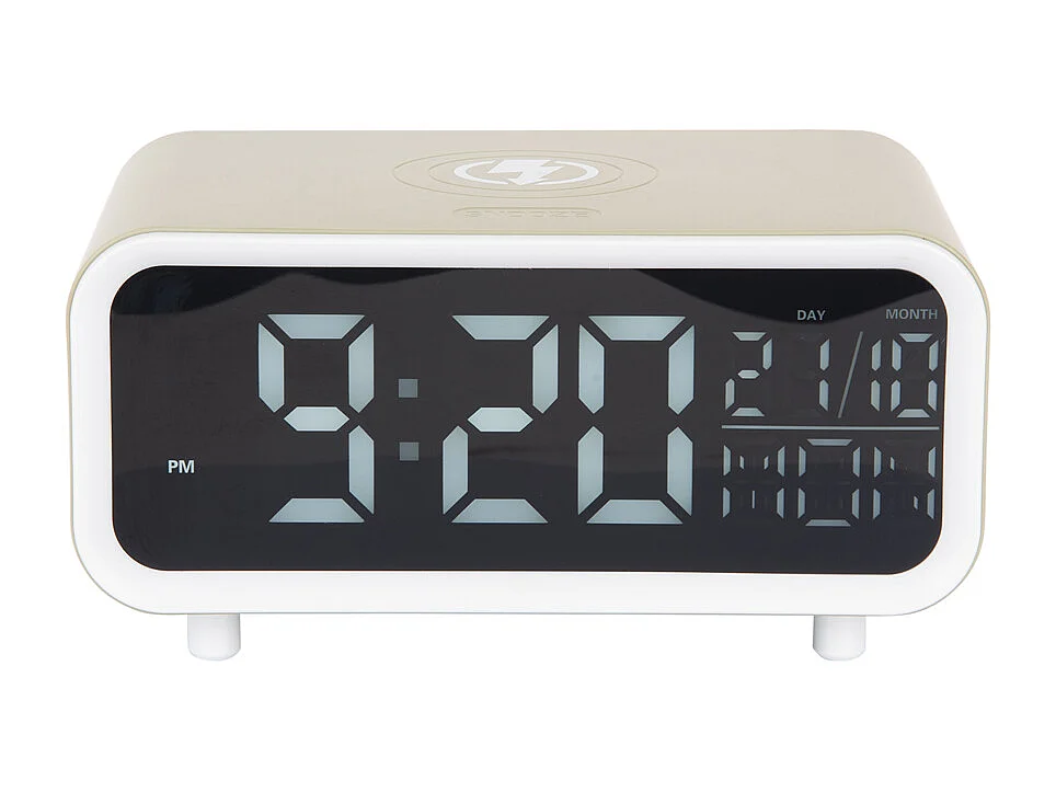 Wekker Chunky LED w. Phone Charger - Tea green