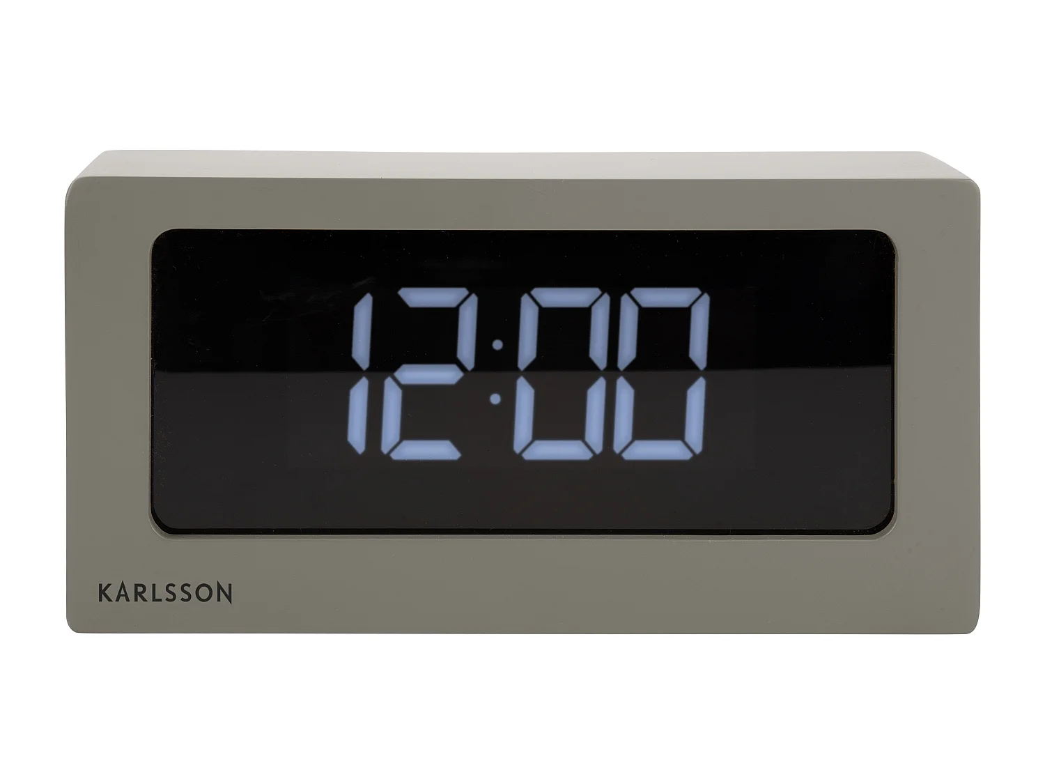 Wekker Boxed LED - Warmgrijs