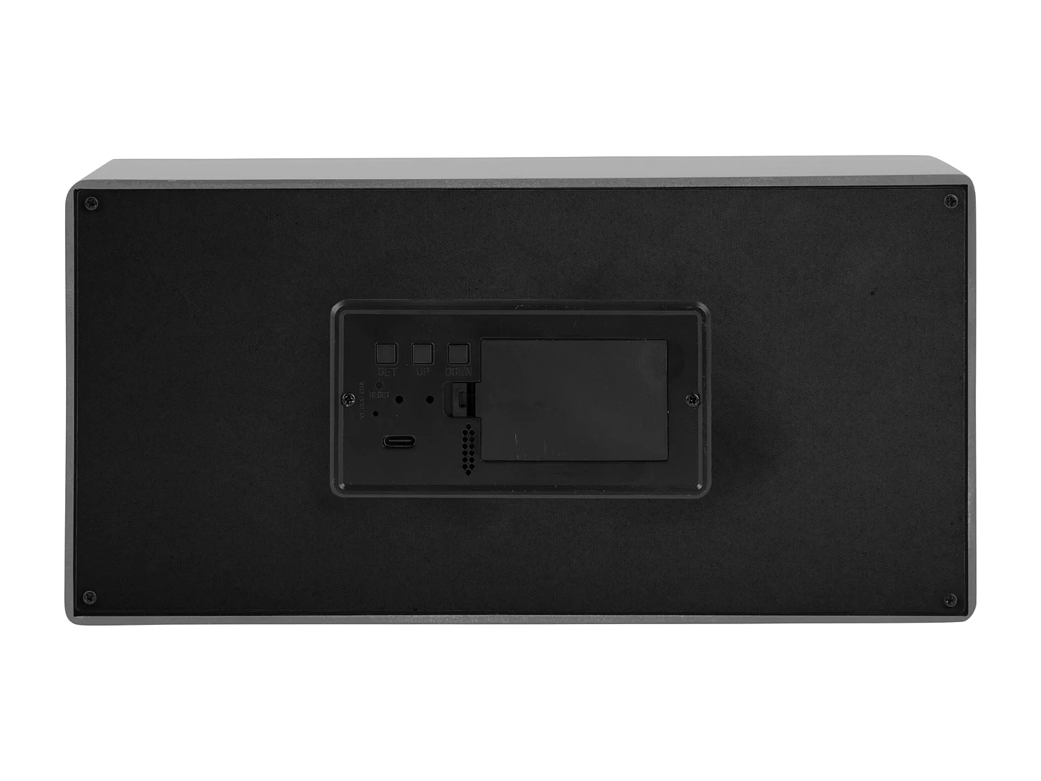 Wekker Boxed LED - Warmgrijs