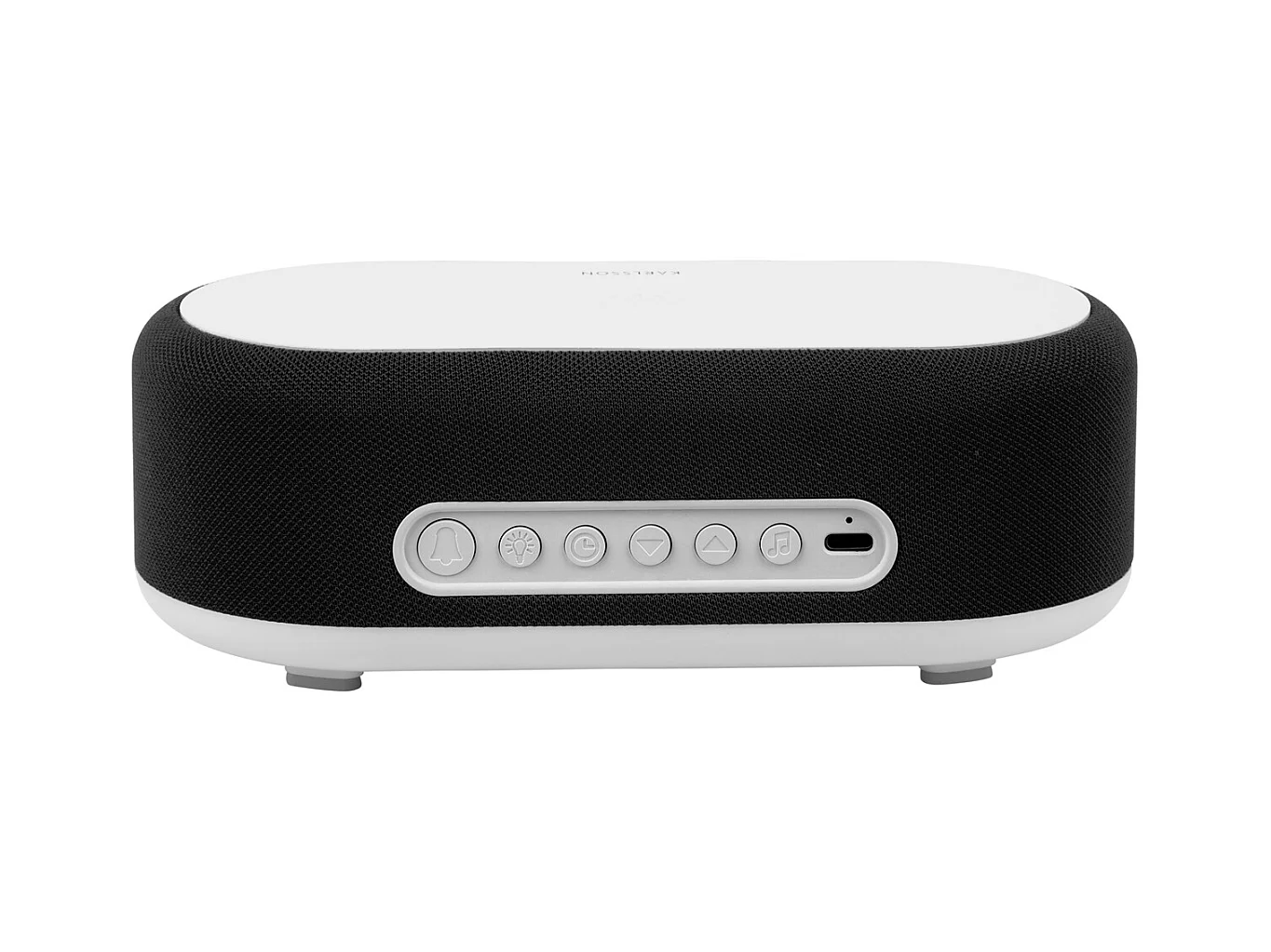 Réveil Vogue avec chargeur et Bluetooth - Noir