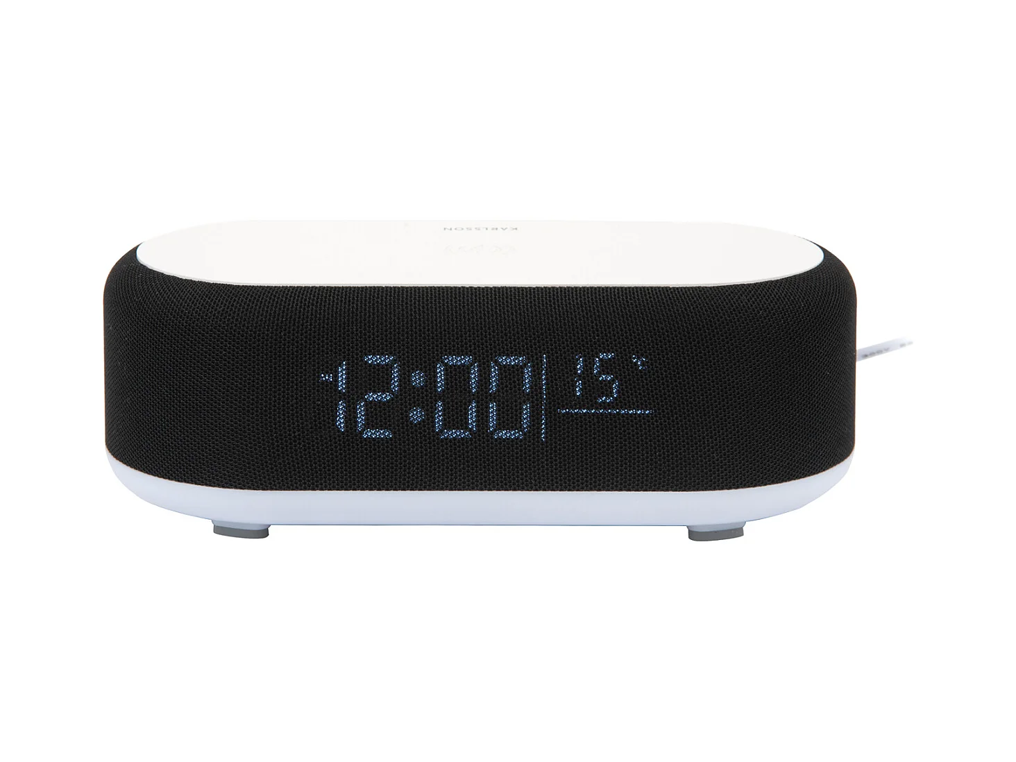 Réveil Vogue avec chargeur et Bluetooth - Noir