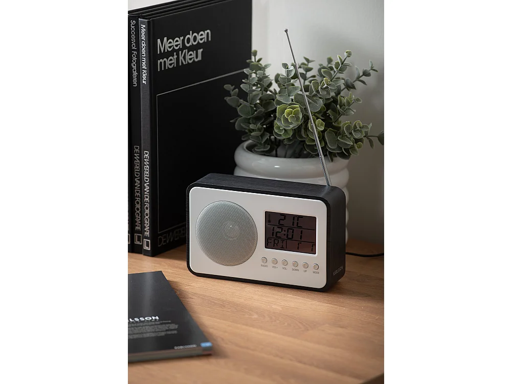 Radio-réveil FM - Noir