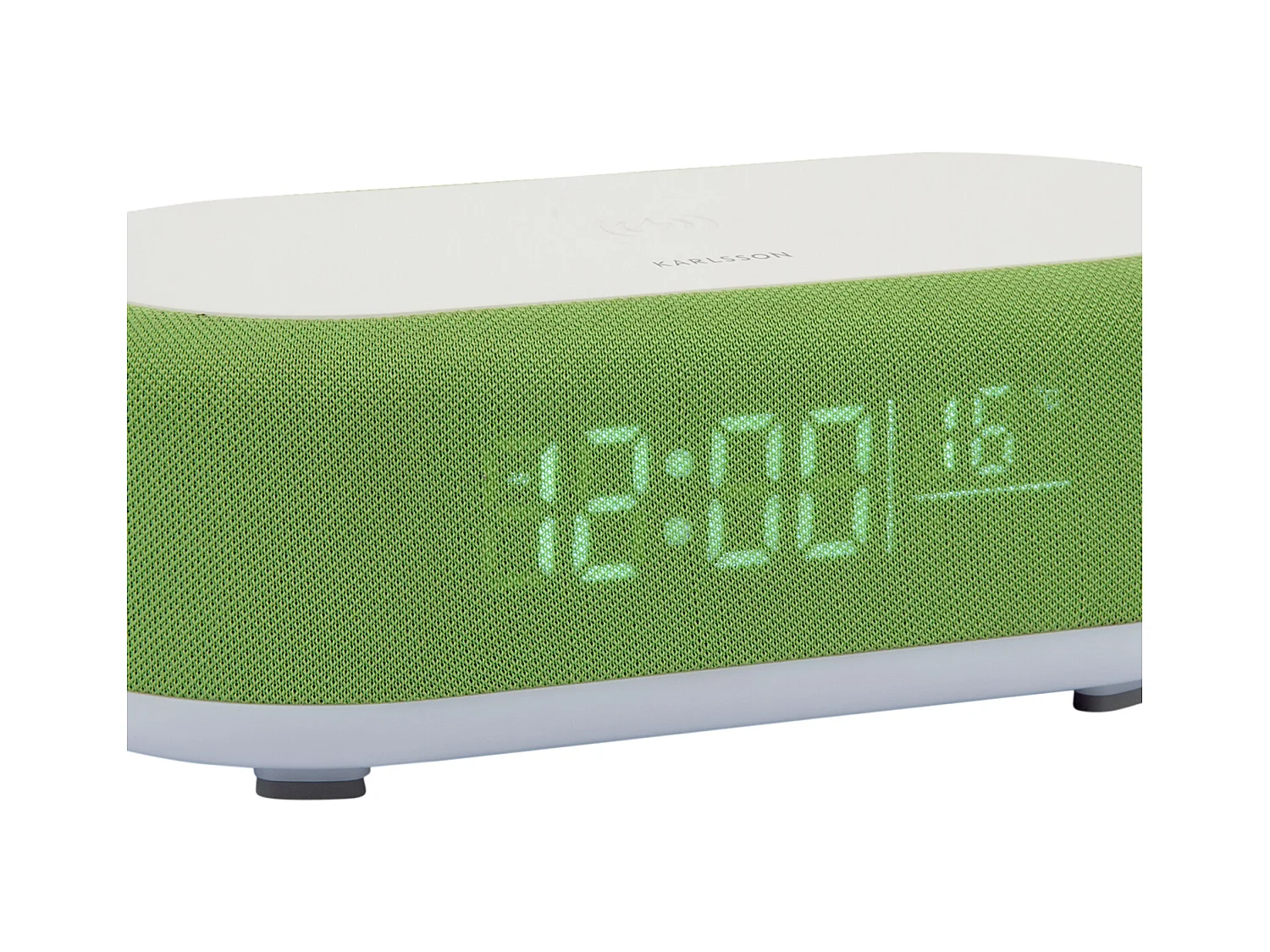 Réveil Vogue avec chargeur et Bluetooth - Vert vif