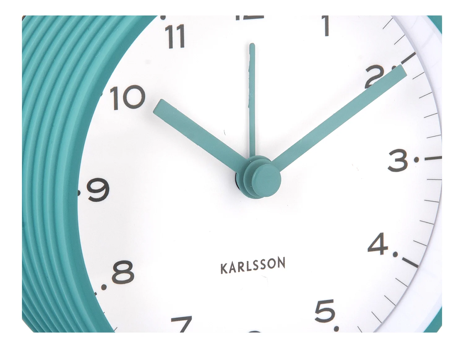 Réveil Circus Rings - Bleu turquoise