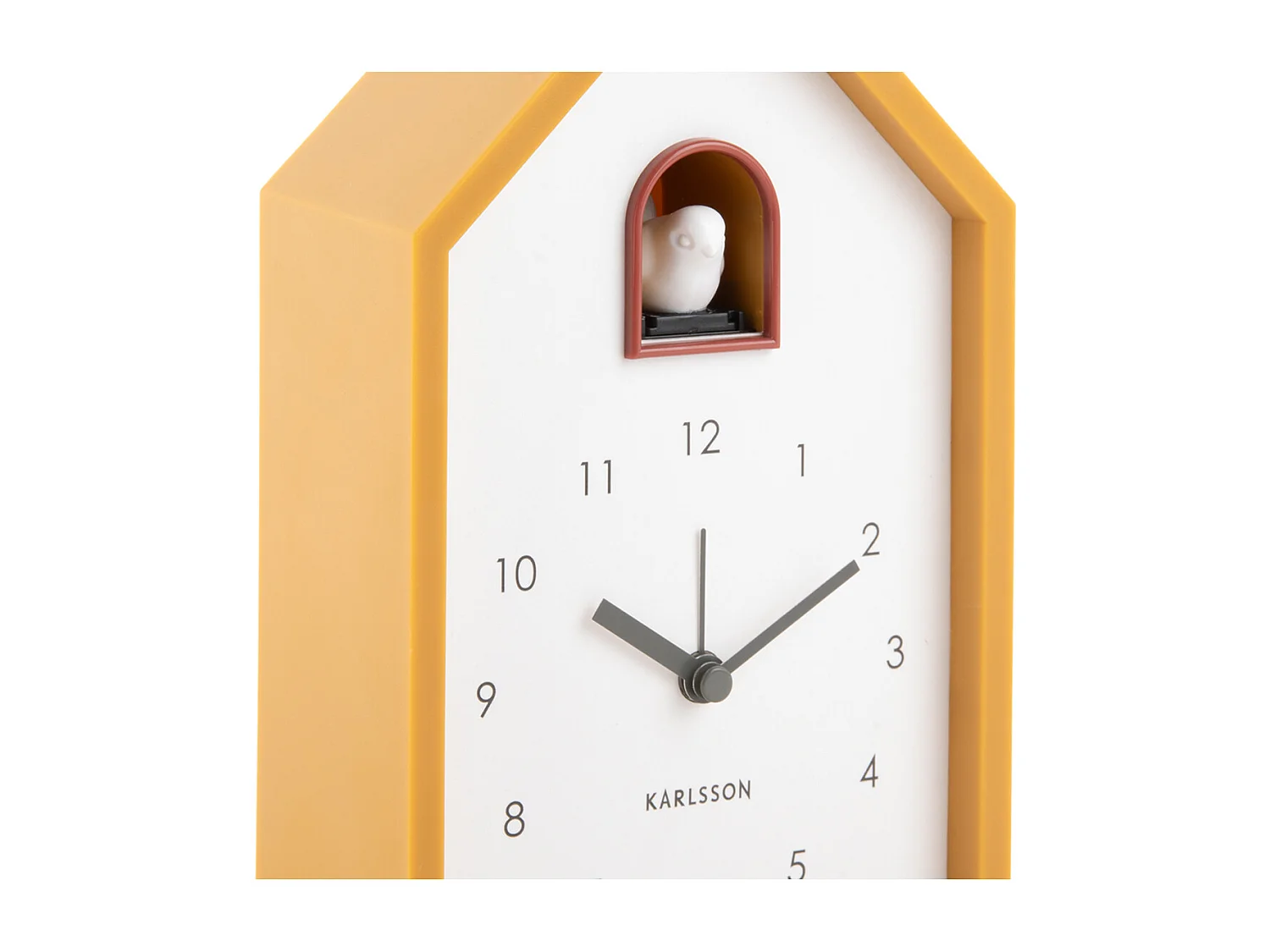 Wekker Modern Cuckoo - Okergeel