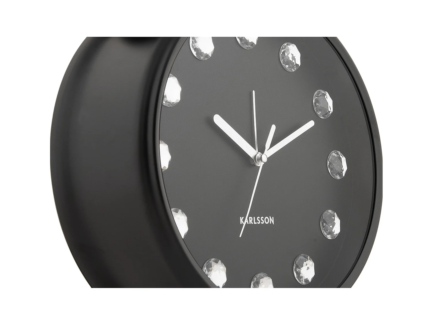 Despertador Glam Diamonds XL - Negro