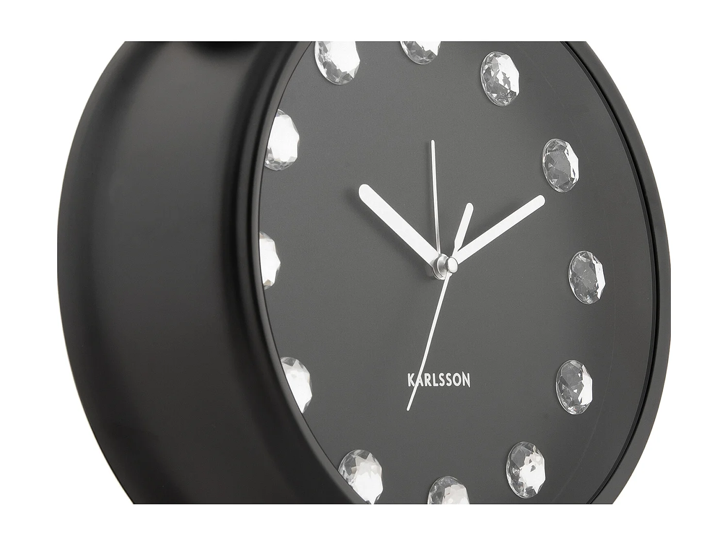 Despertador Glam Diamonds XL - Negro