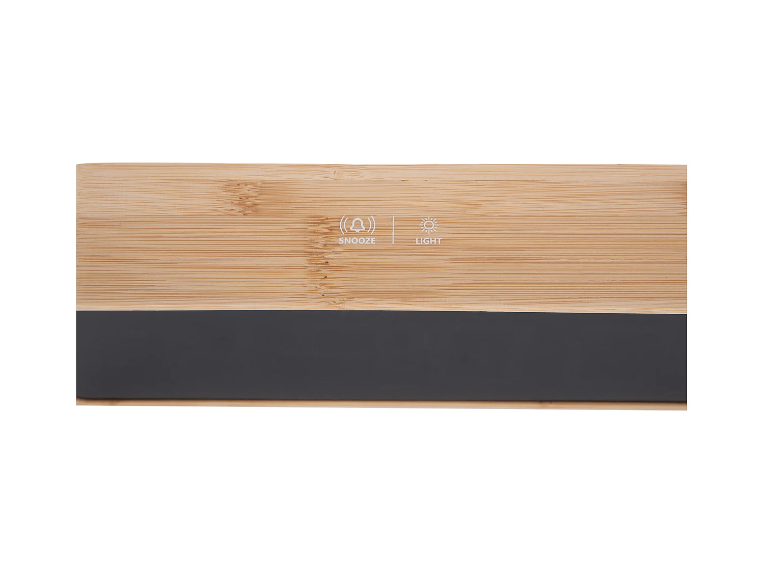 Réveil LED à couleurs changeantes - Bambou