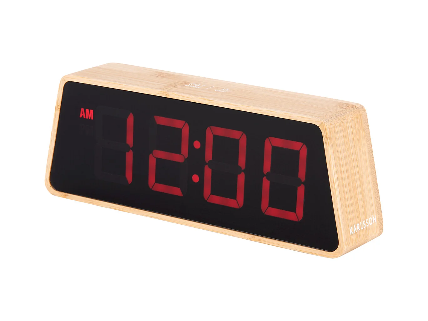 Réveil LED à couleurs changeantes - Bambou