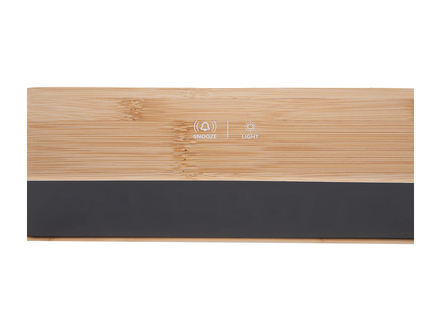 Wekker Changing Colour LED - Bamboe