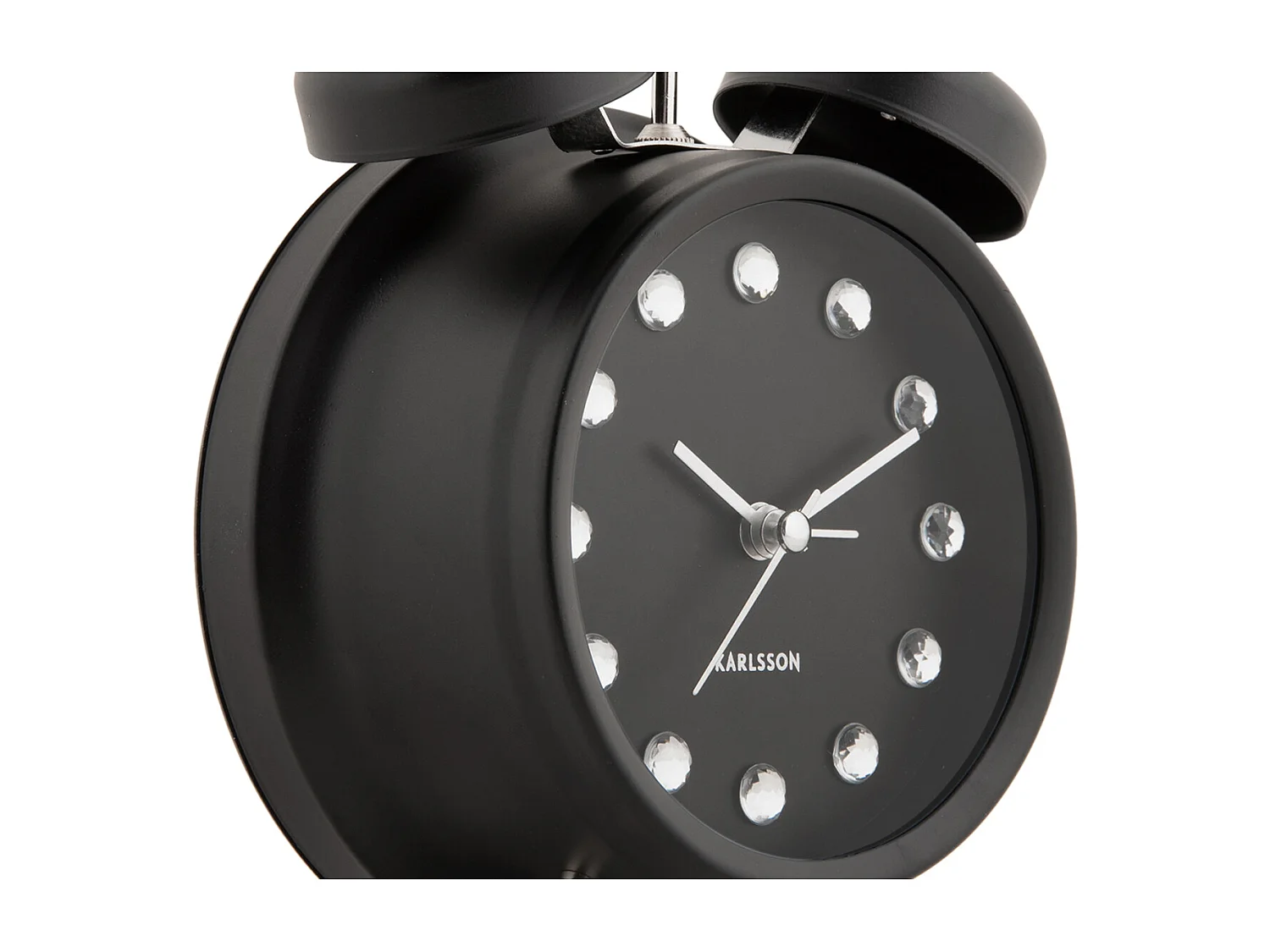 Réveil Glam Diamonds - Noir