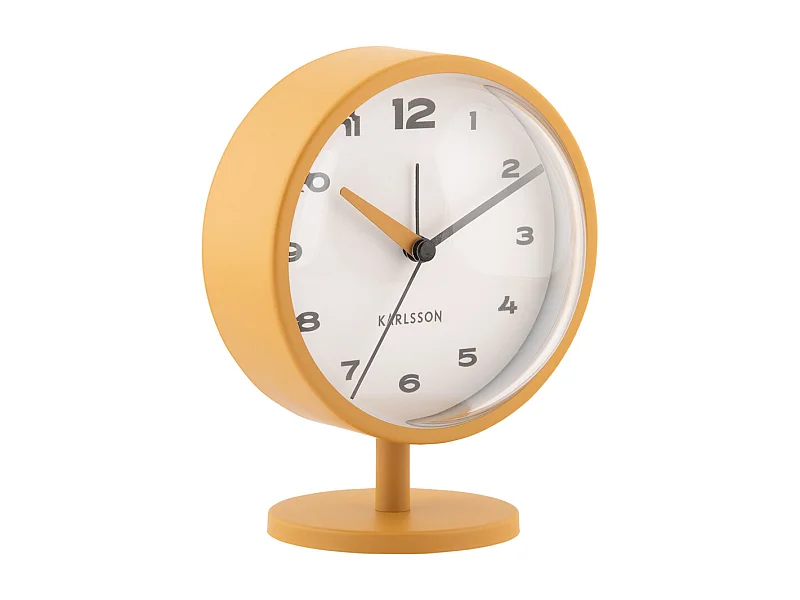 Wekker Brisk Dome - Okergeel