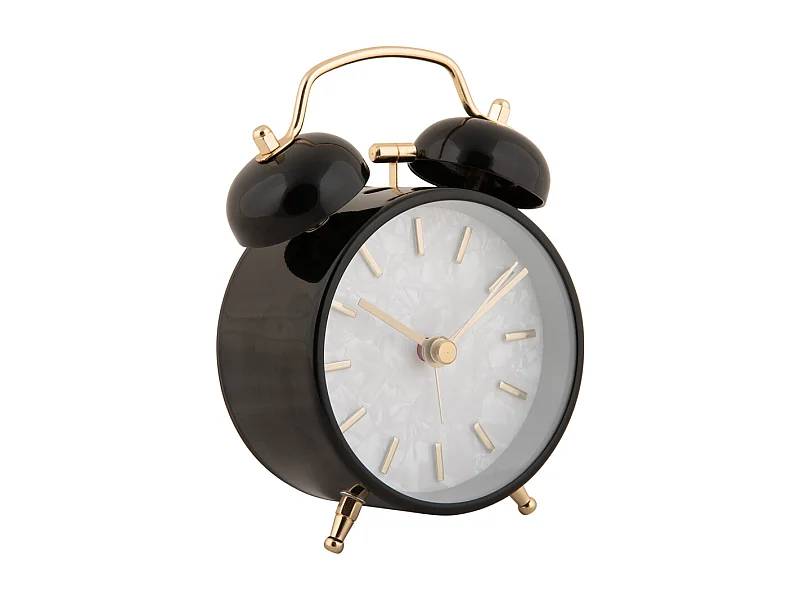 Wekker Pearl Glow - Zwart