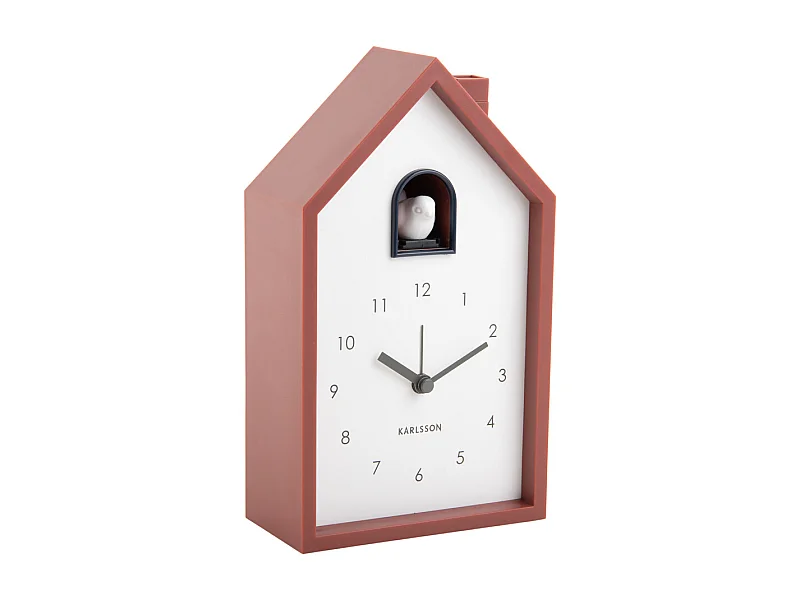 Réveil Coucou Moderne - Ocre Rouge