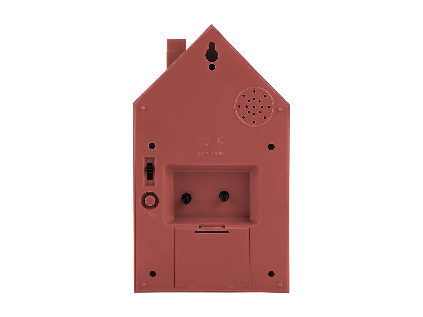 Wekker Modern Cuckoo - Rode oker