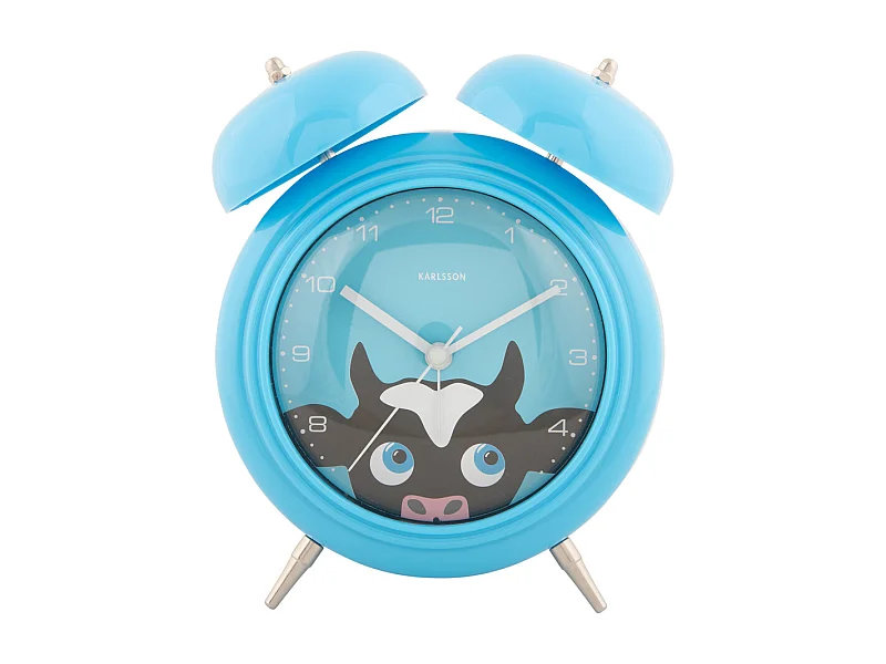 Wekker Peekaboo Cow - Blauw