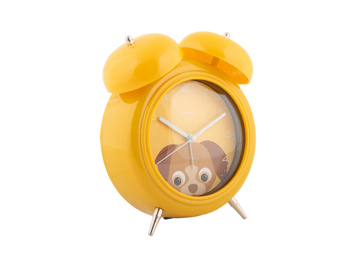 Réveil Peekaboo Dog - Jaune