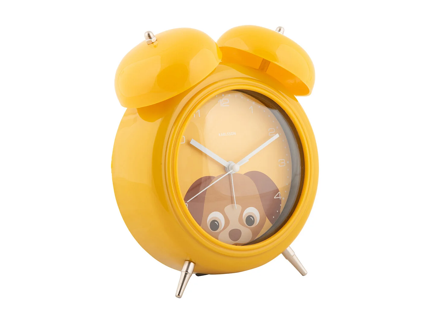 Réveil Peekaboo Dog - Jaune