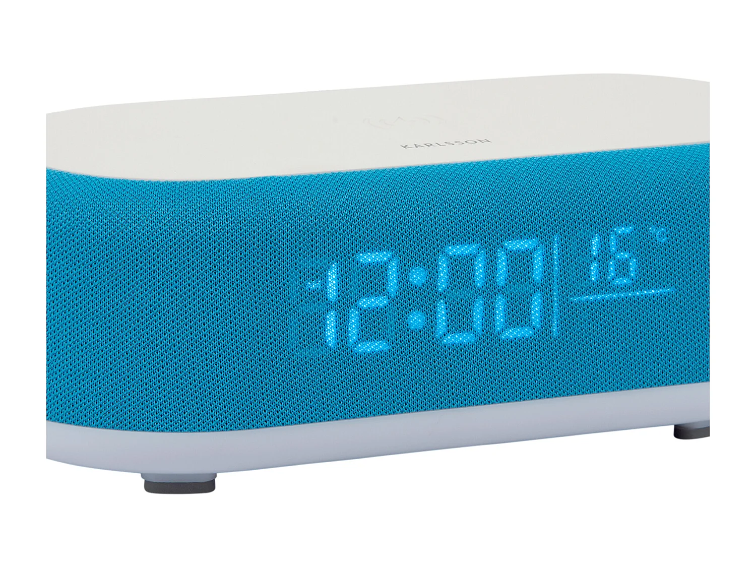 Réveil Vogue avec chargeur et Bluetooth - Bleu vif