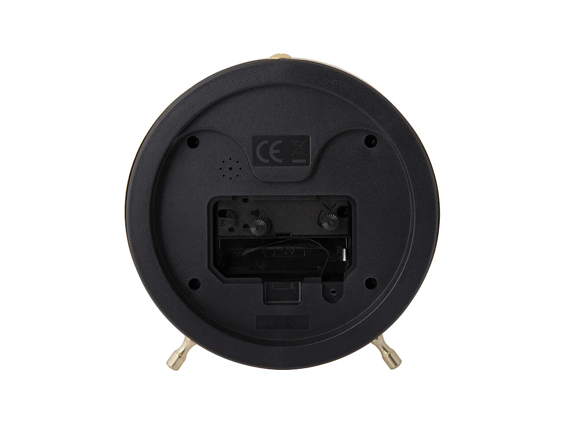 Réveil Candy Swirl - Orange vif et blanc