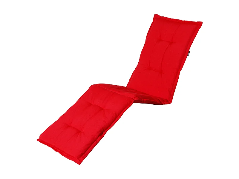 Coussin de chaise longue Panama rouge - Env. 200x65 cm