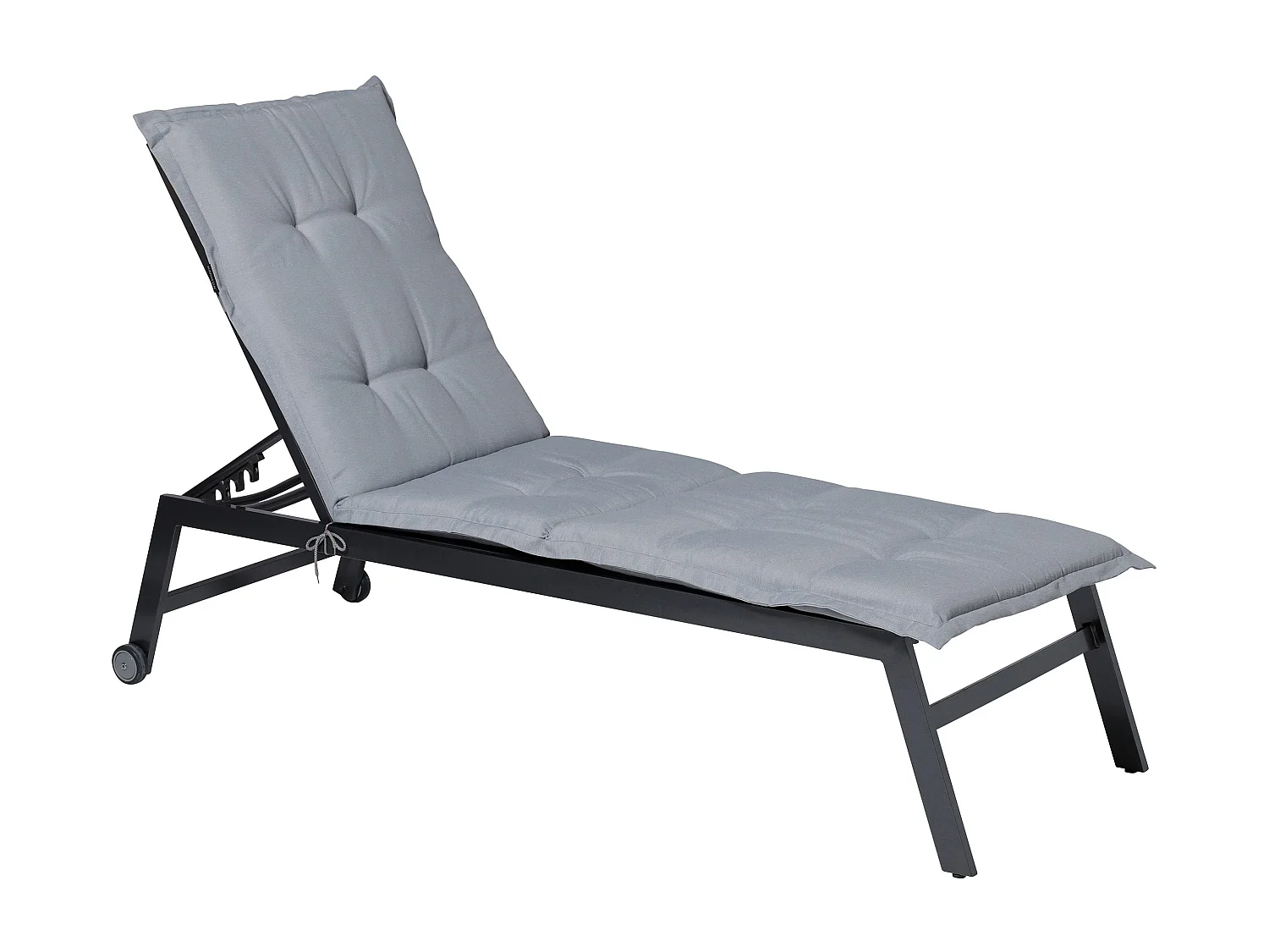 Ligbedkussen Panama light grey - Ca. 200x65 cm