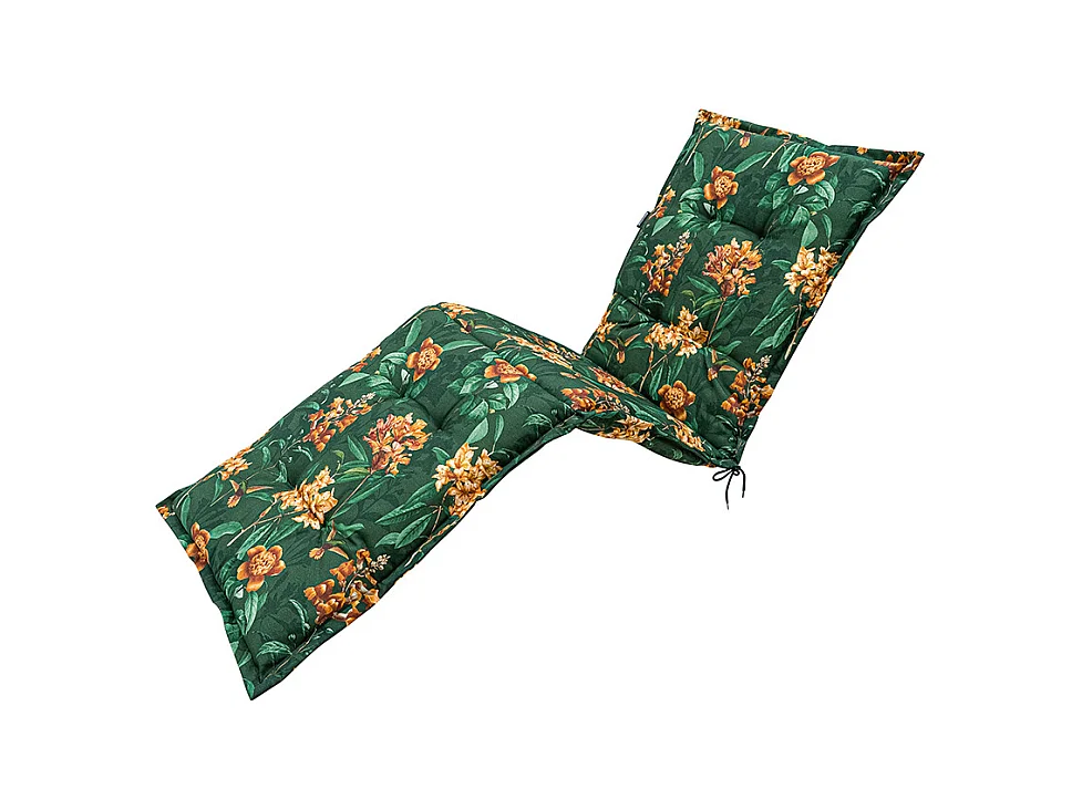 Coussin de chaise longue Lua vert - Env. 200x65 cm