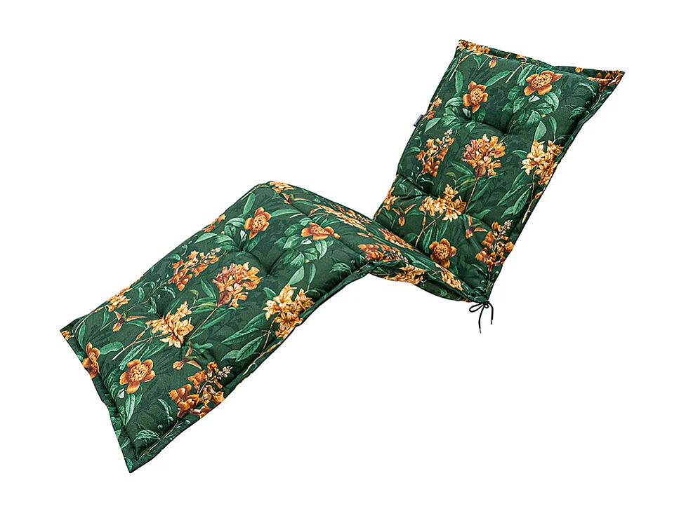 Coussin de chaise longue Lua vert - Env. 200x65 cm