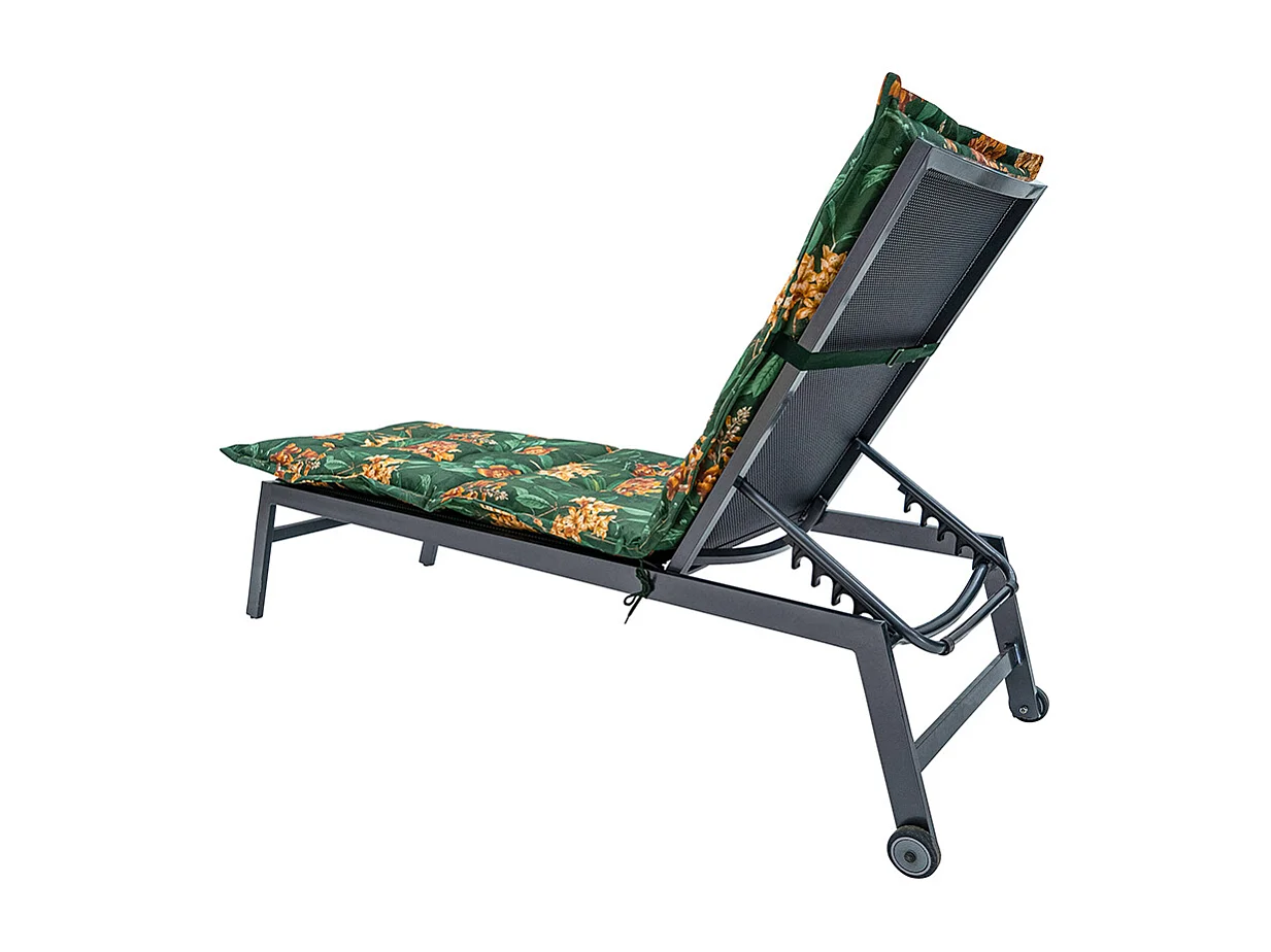 Coussin de chaise longue Lua vert - Env. 200x65 cm