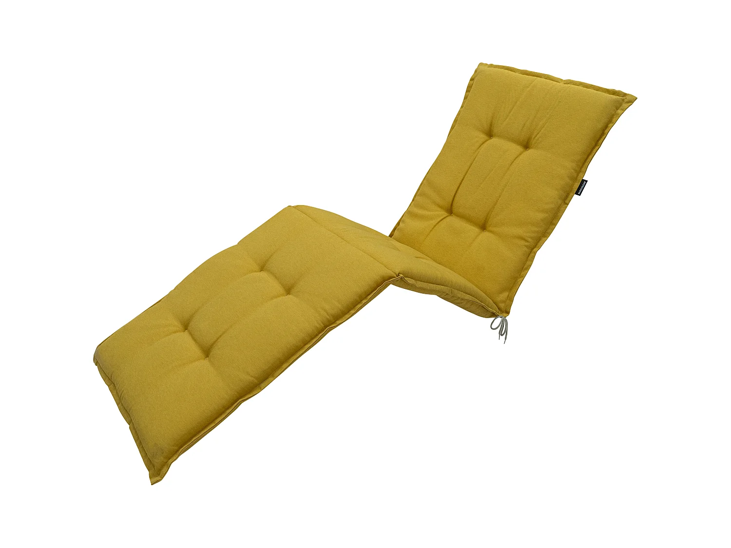 Coussin de chaise longue Panama moutarde - Env. 200x65 cm