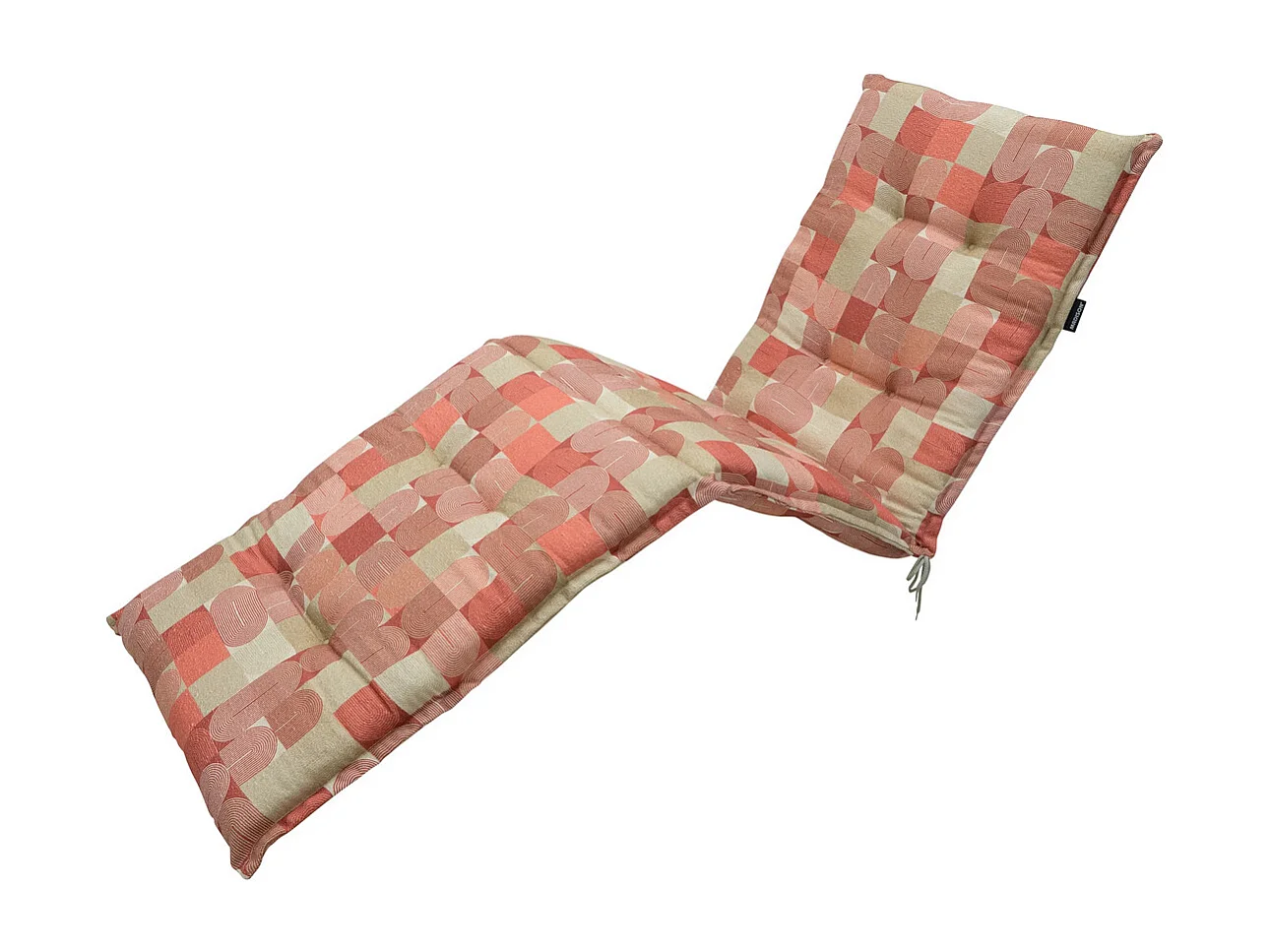 Coussin de chaise longue Jacky terra - Env. 200x65 cm