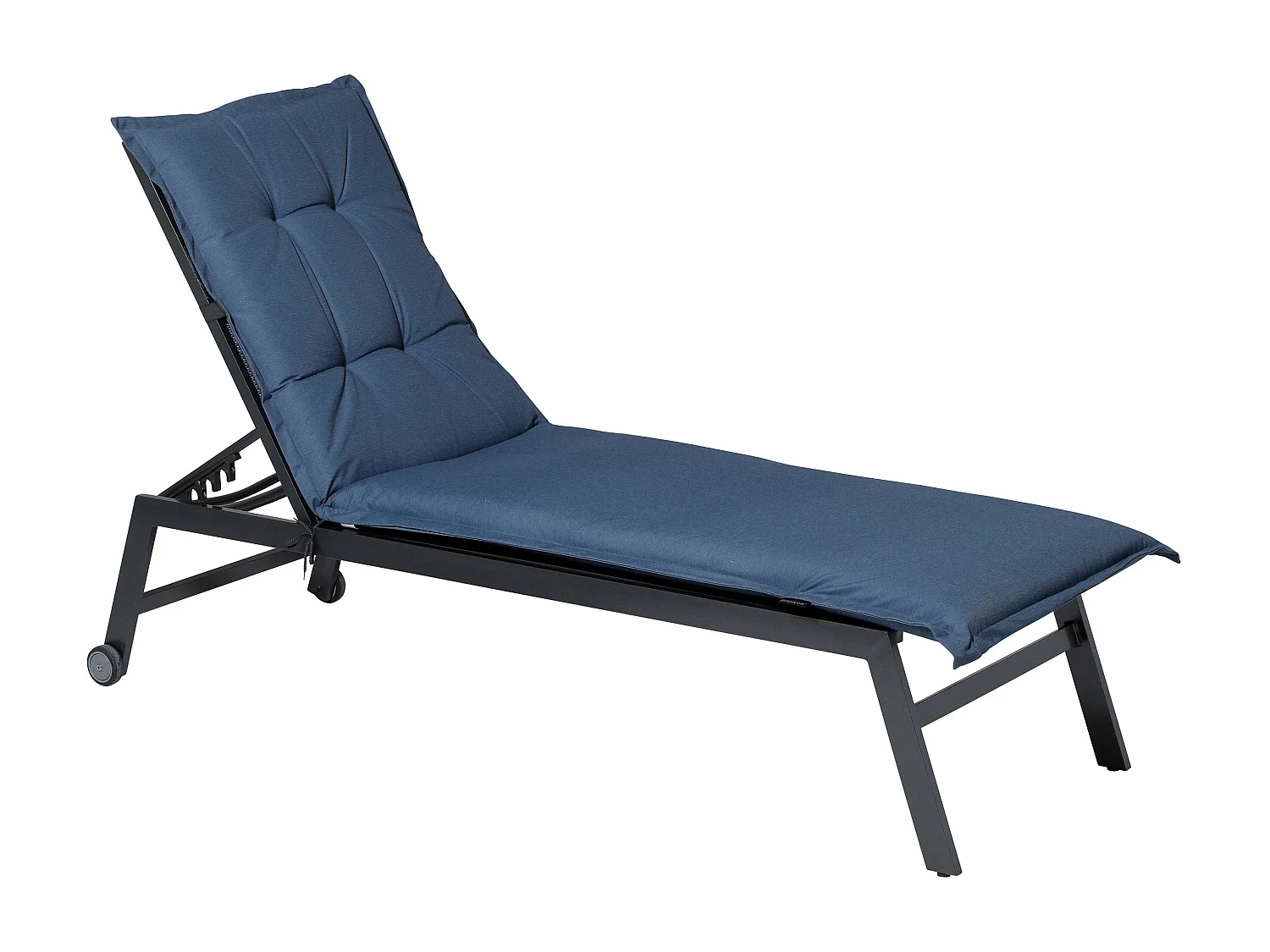 Ligbedkussen Panama safier blue - Ca. 200x65 cm