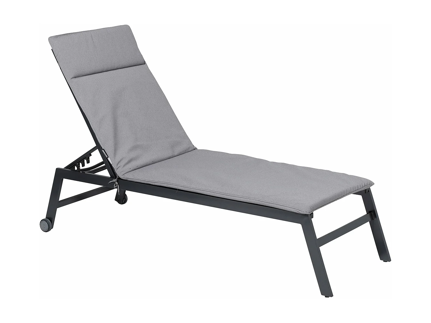 Liegenauflage Manchester hellgrau - ca. 190x60 cm