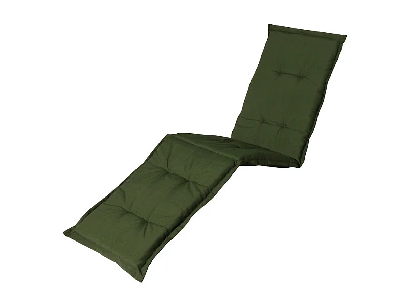 Coussin de chaise longue Panama vert - Env. 200x65 cm