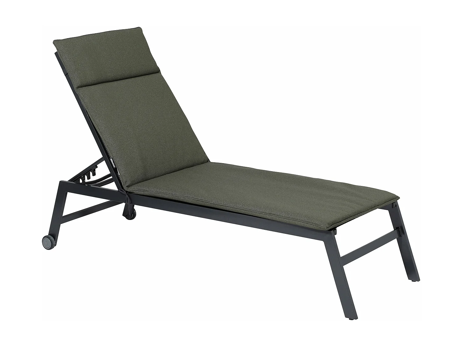 Coussin de chaise longue Manchester vert - Env. 190x60 cm