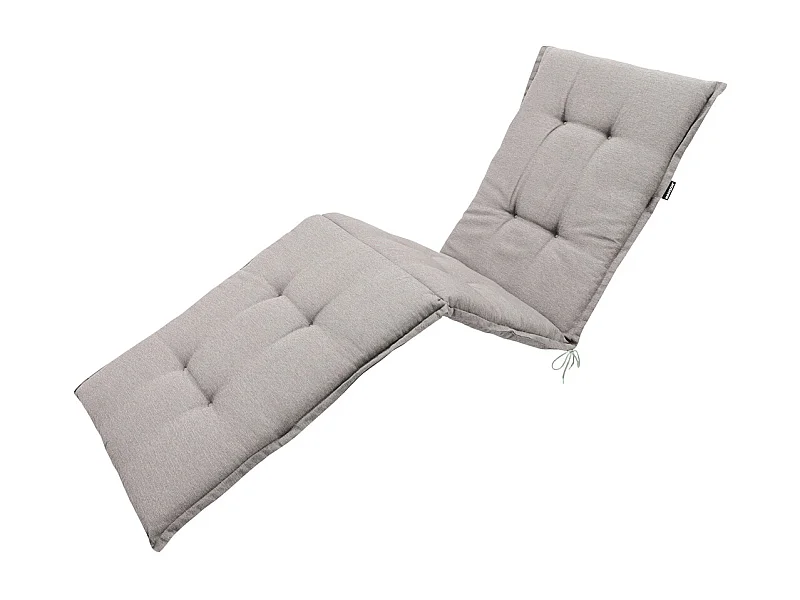 Coussin de chaise longue Naples taupe - Env. 200x65 cm